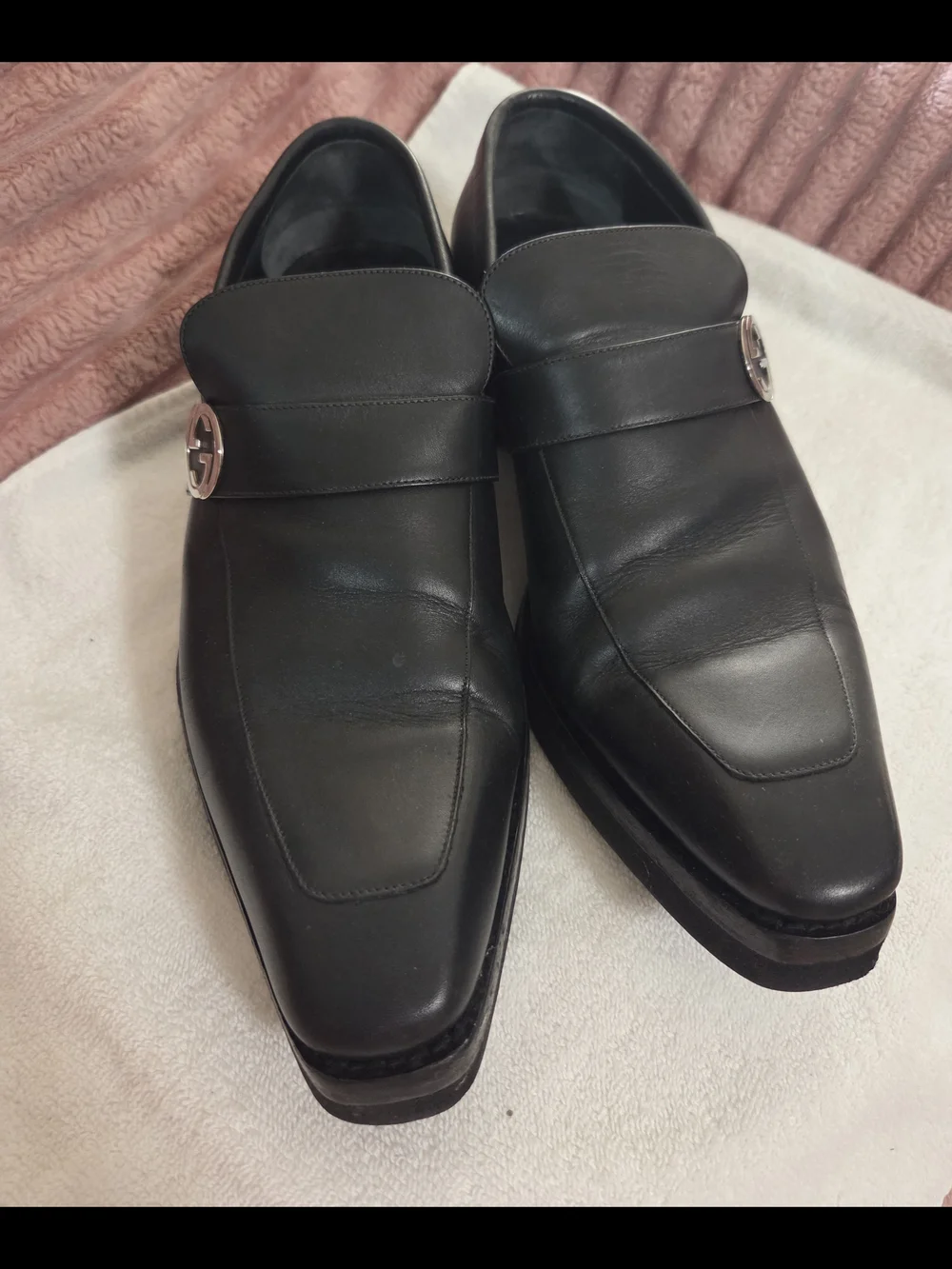 Gucci Men’s Black Leather Shoes